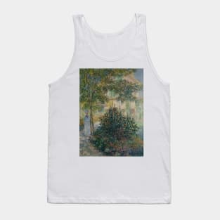 Camille Monet in the Garden at Argenteuil by Claude Monet Tank Top